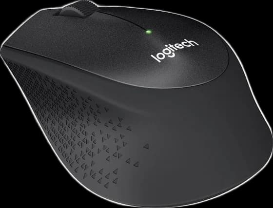 Logitech M330 Silent Plus Wireless Large Mouse, 2.4 GHz Wireless Connectivity, 1000 dpi Optical Sensor, Up to 10m Range, Quiet Buttons & Scroll Wheel,