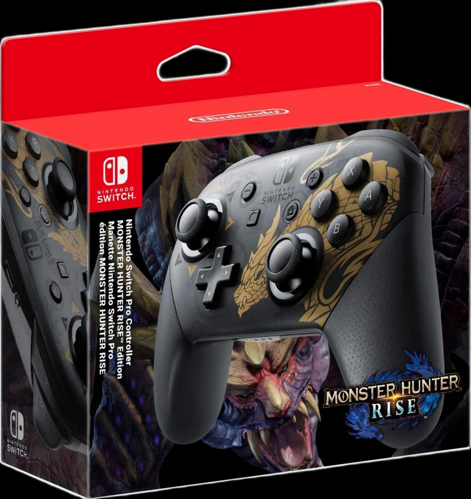 Nintendo Monster Hunter Rise Edition Switch Pro Controller