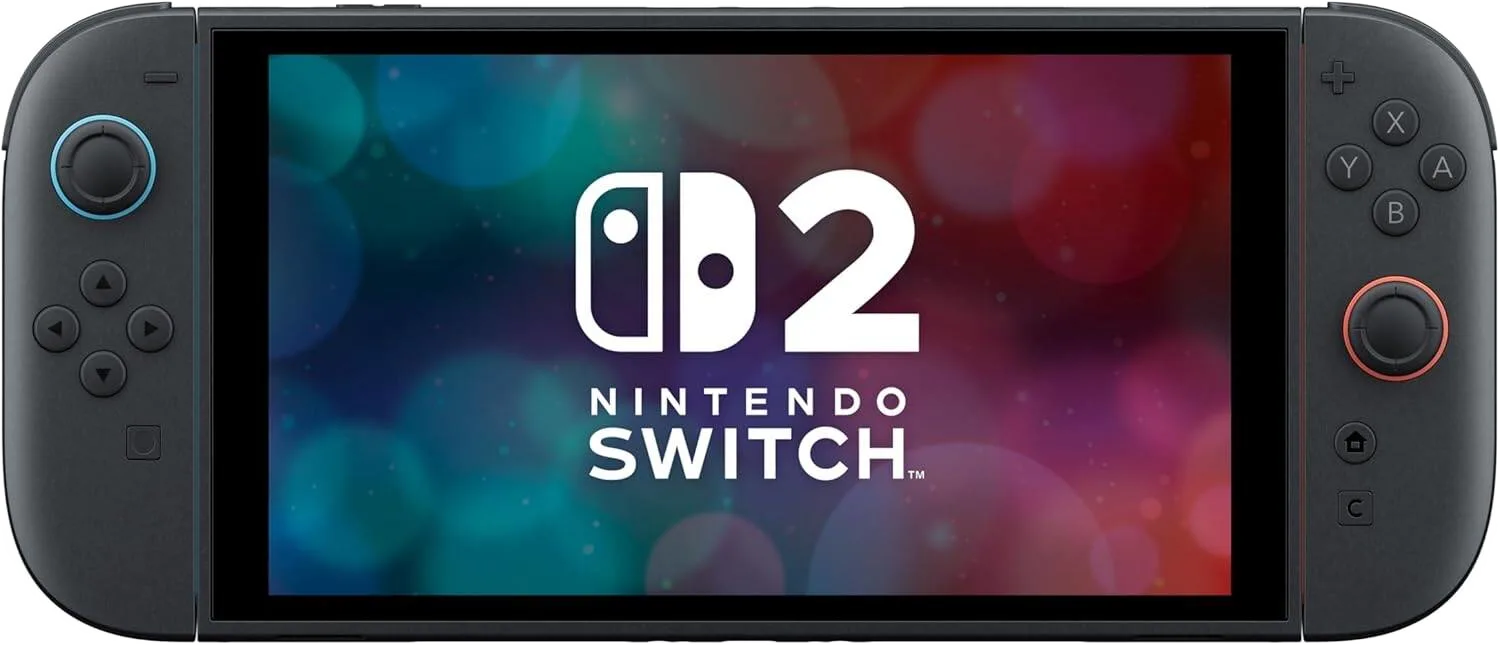 Nintendo Switch 2 Console 2025, 7.9 HDR10 Touchscreen 120Hz Display, 12GB RAM, 256GB Storage, Next-Gen Joy-Con 2 Controllers with Enhanced Motion Sensors, INTL Version BME