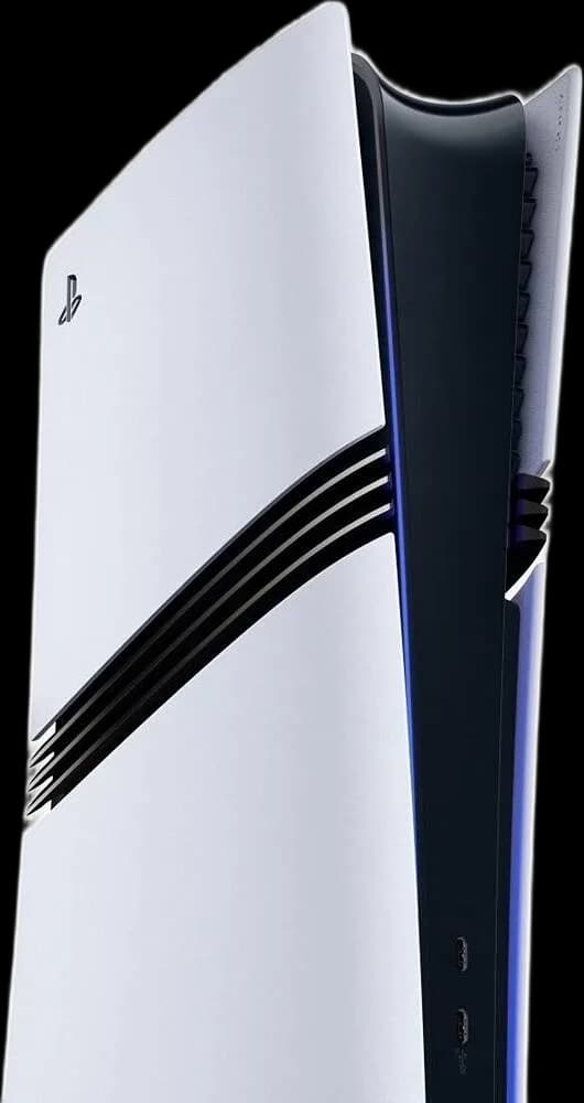 Sony PlayStation 5 Pro Console, Up to 120fps With 120Hz Output, Support 8K Output, 8x Zen 2 Cores at 3.85GHz CPU, Custom RNDA 3 (TBC), 16GB RAM, Custom 2TB SSD, International Version, White | PS5-Pro