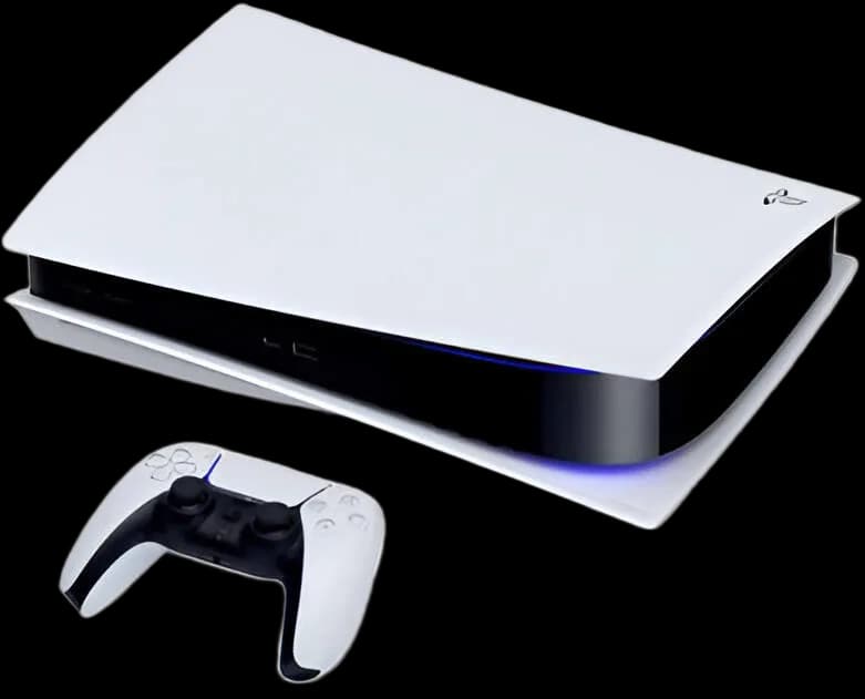 Sony PlayStation 5 Standard Edition Console, Support 4K @ 120Hz, AMD Zen 2, AMD RDNA 2 GPU, 16GB RAM, Built-in 825GB SSD, Tempest 3D AudioTech, Haptic, White CFI-1200A