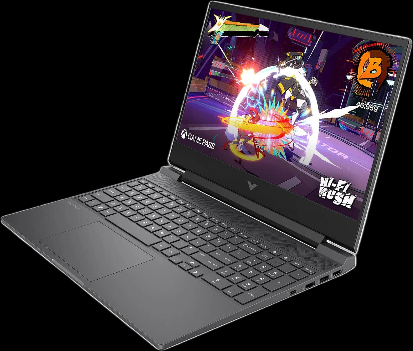 HP 15-fa2082wm Victus Gaming Laptop, 15.6 FHD IPS 144Hz Display, Intel Core i5-13420H, 16GB RAM, 512GB SSD, GeForce RTX 4050 6GB GPU, English Keyboard, Windows 11 Home, Mica Silver