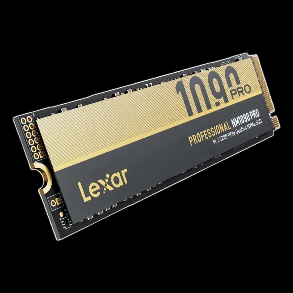Lexar 1TB NM1090 PRO PCIe 5.0 NVMe M.2 2280 SSD - Black LNM109P001T-RNNNG