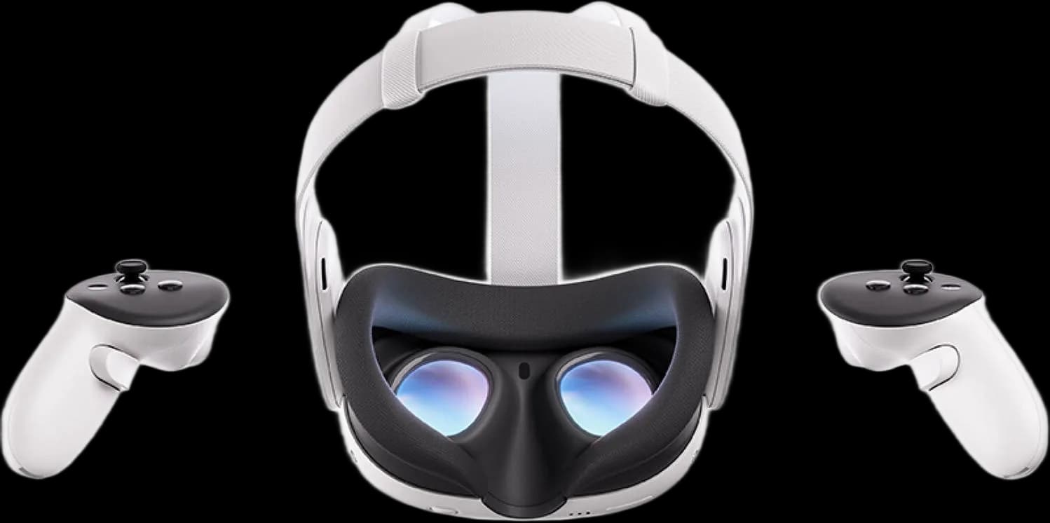 Meta Quest 3 Advanced VR Headset, 2064x2208 Resolution Per Eye, 512GB Storage, Ring-Free Touch Plus Controllers, Adjustable Strap,TruTouch Haptic Feedback, 3D Spatial Audio, Whit