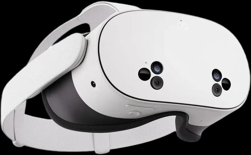 Casque VR Meta Quest 3S, résolution PPE 1832 x 1920, batterie de 4 324 mAh, champ de vision horizontal de 96° et vertical de 90°, 8 Go de RAM, 128 Go de stockage, Quest-3S blanc